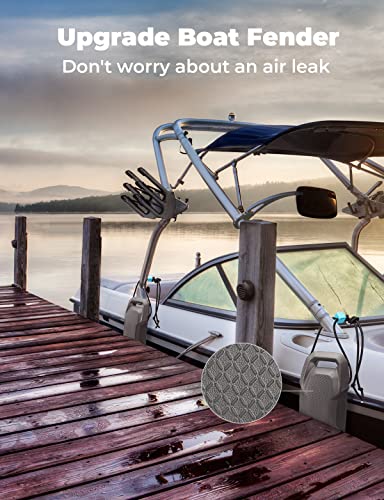 KEMIMOTO Boat Fenders 2 Pack Boat Bumpers for Docking Upgraded Boat Fenders - John Pierce Auto Care