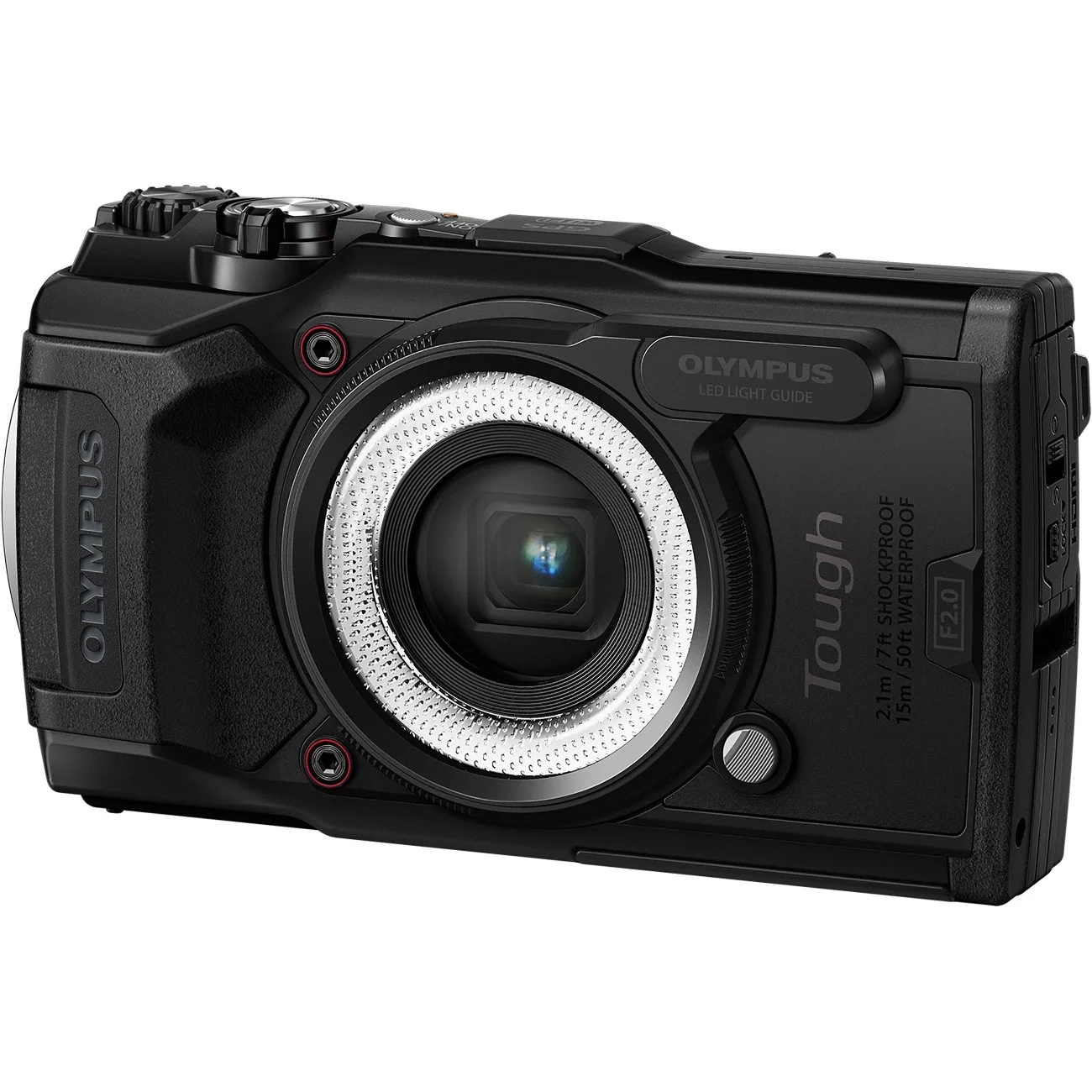 Olympus Tough TG-6 Compact Digital Camera, Black - John Pierce Auto Care