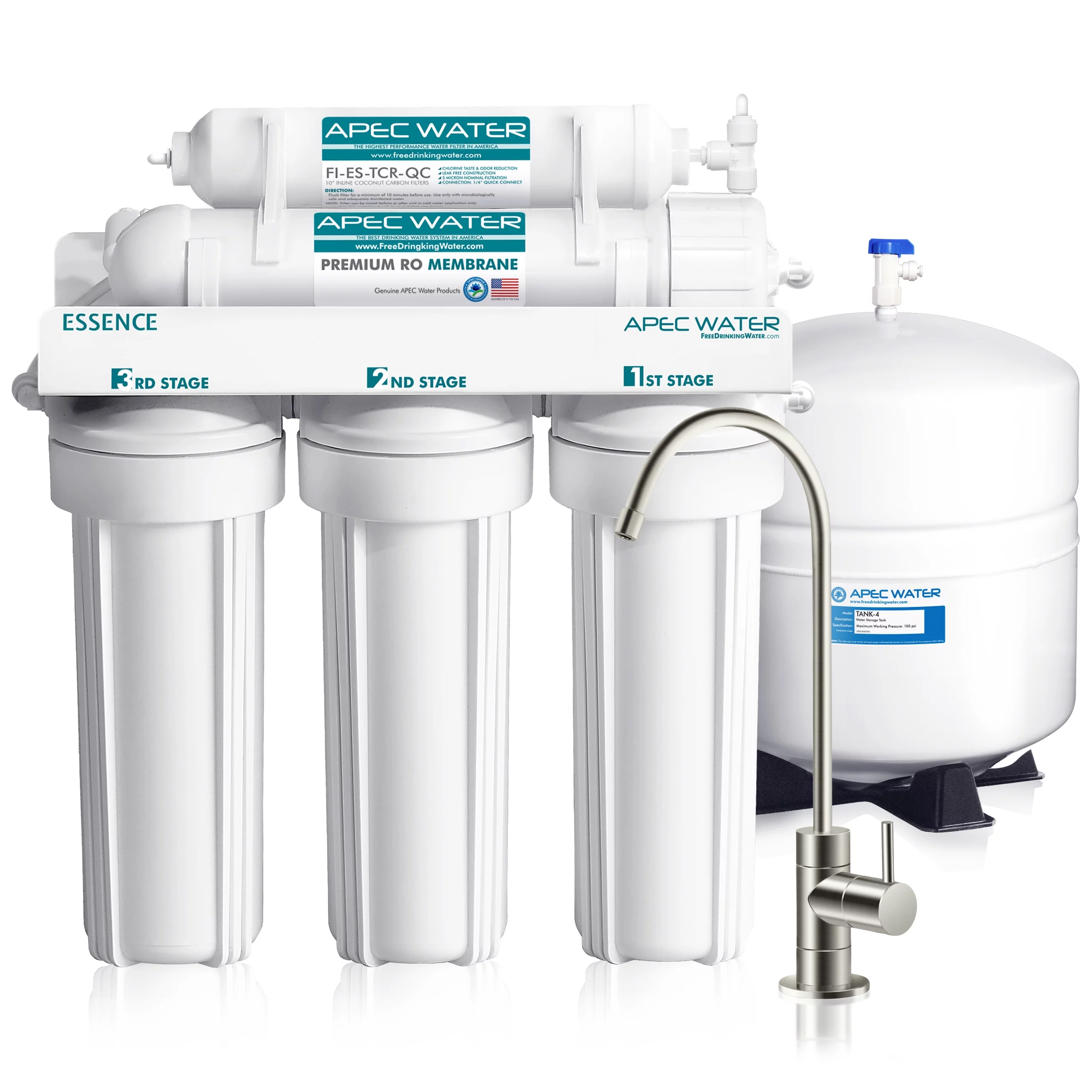 APEC Water Systems ROES-50 Reverse Osmosis Drinking Water Filter - John Pierce Auto Care