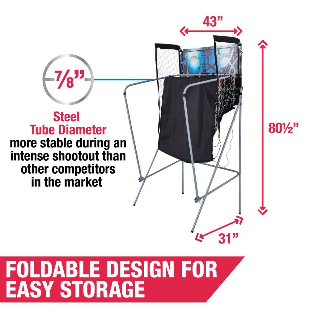 MD Sports 81 Inch Foldable Arcade Basketball Game - John Pierce Auto Care
