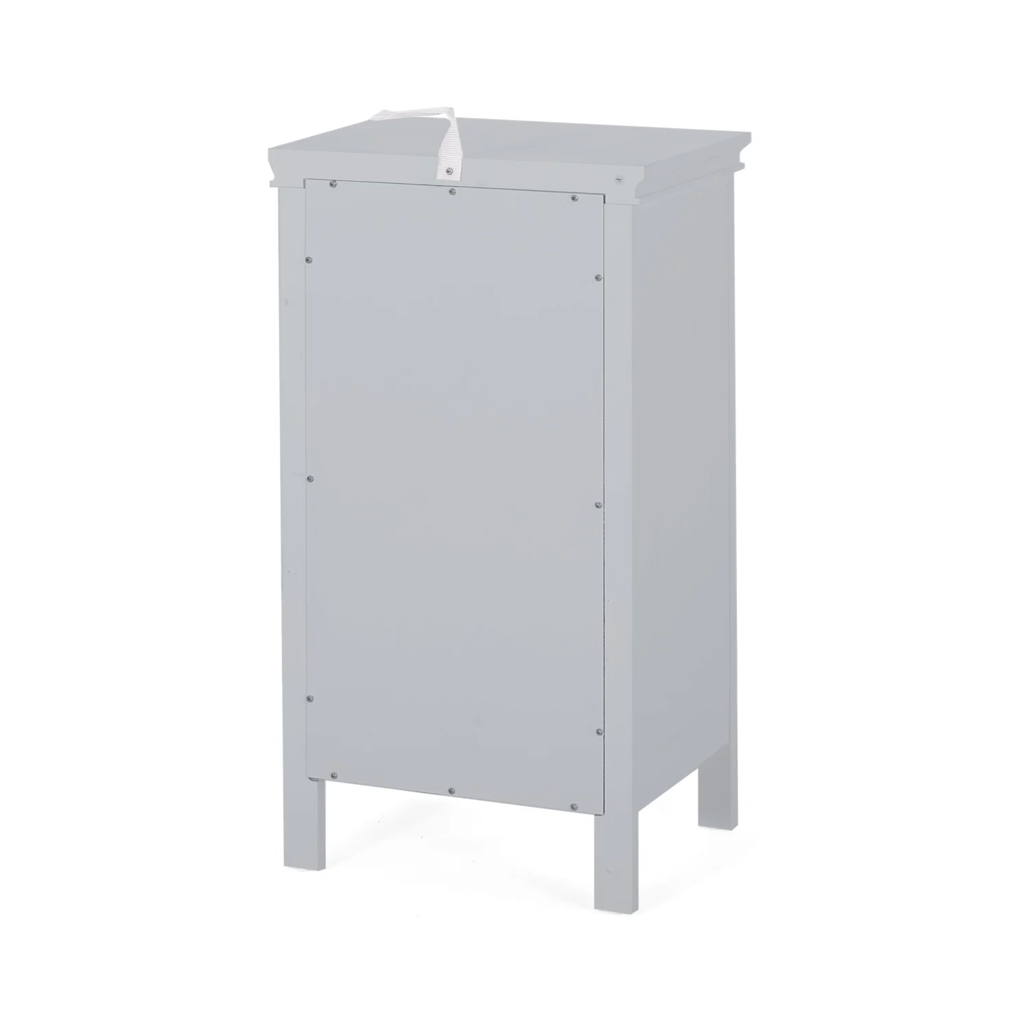 Upgrade Your Living Space with Elegant and Stylish Modern White Wooden Bathroom Storage Shelf Unit for Home and Office Use Ideal Space Saving Freestanding Tall Cupboard Cabinet with Door - John Pierce Auto Care