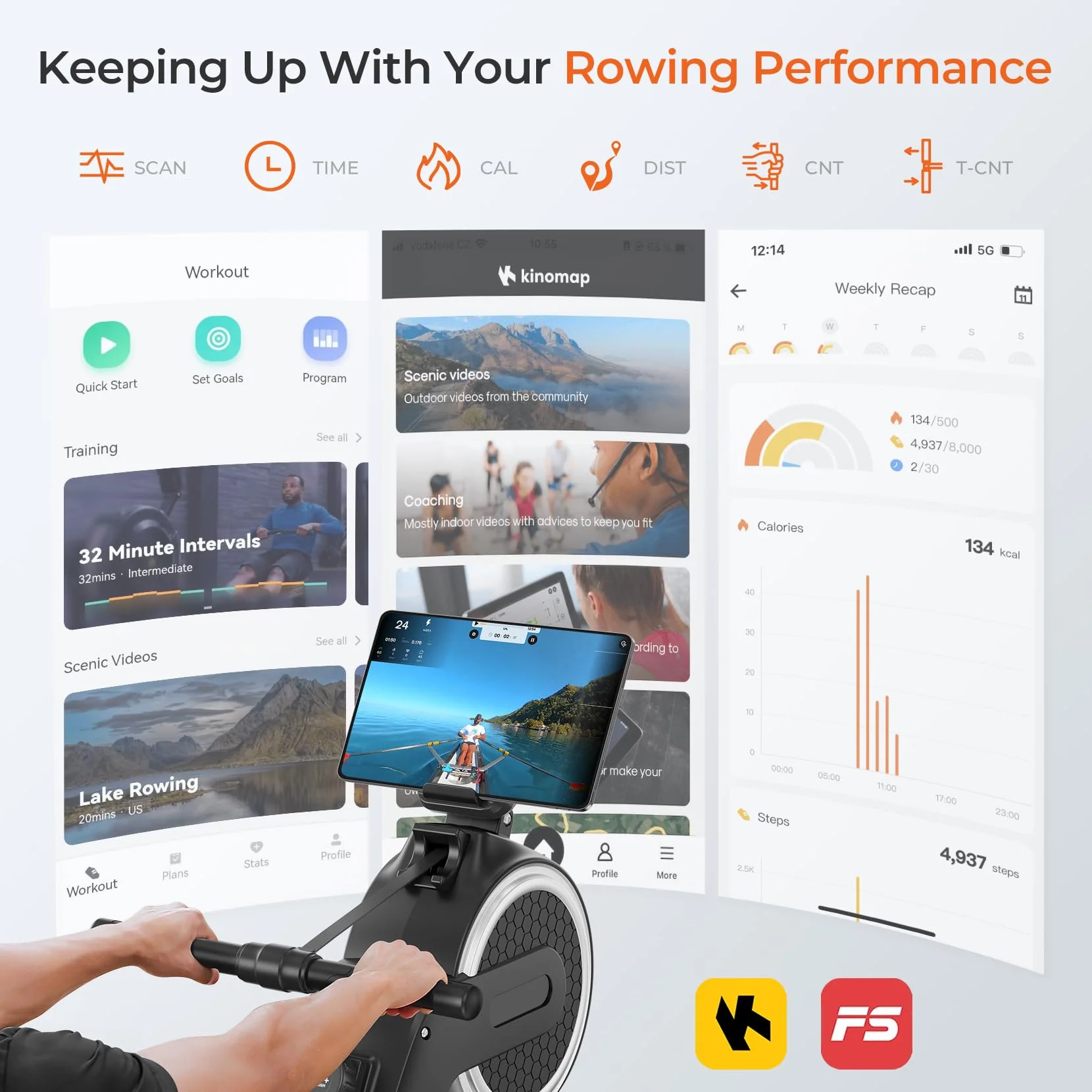 Rowing Machine, 16 Level Resistance Magnetic Rowing Machine Max 265lb Weight Capacity Row Machine Neche Resistance Magnetic with App Compatible Rower for Home Gym - John Pierce Auto Care