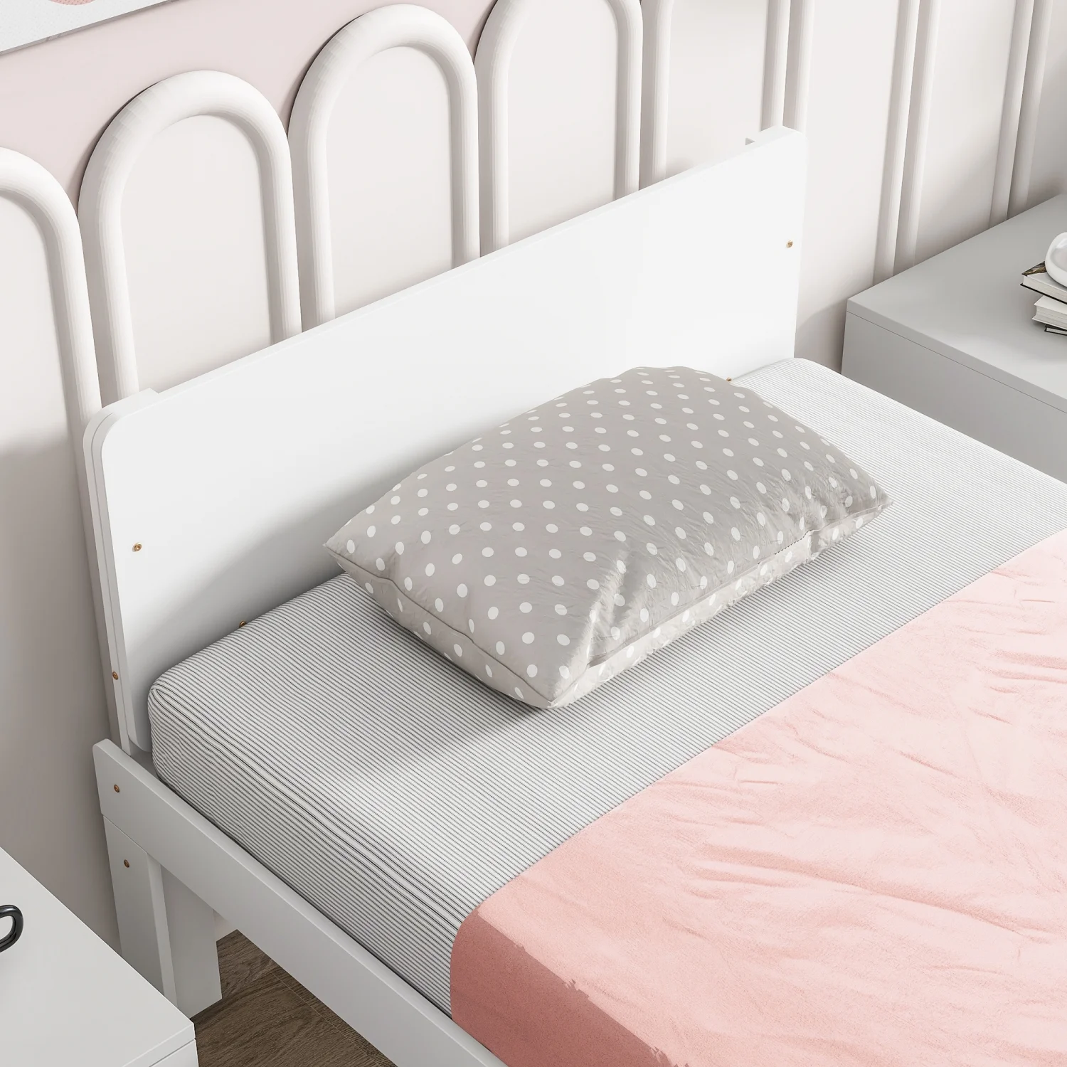 Create a chic and cozy bedroom look with this stylish and elegant white twin bed featuring a footboard bench for added comfort   perfect for enhancing the style and comfort of your bedroo - John Pierce Auto Care