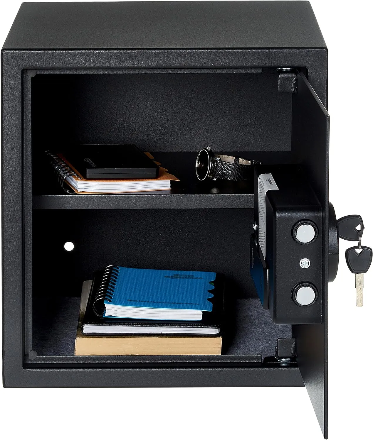 Steel home safety electronic safe, programmable keyboard lock, safety file, 1.8 cubic feet, black - John Pierce Auto Care