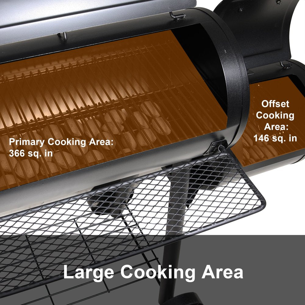 Sophia \u0026amp; William Portable BBQ Charcoal Grill with Offset Smoker - John Pierce Auto Care