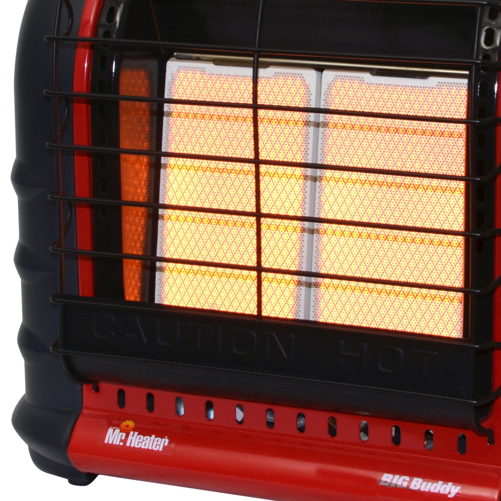 Mr Heater Big Buddy Portable Propane Gas Heater, 4000 to 18000 BTU - John Pierce Auto Care