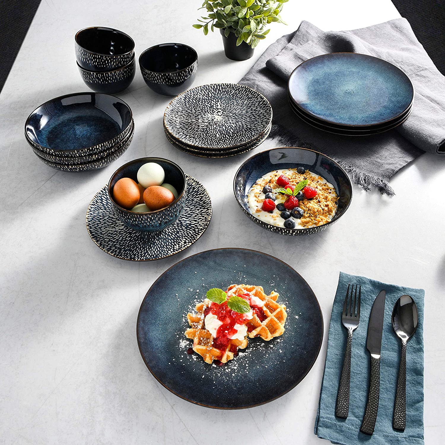 CHONGYAO 16-Piece Matisse Dinnerware Set - John Pierce Auto Care