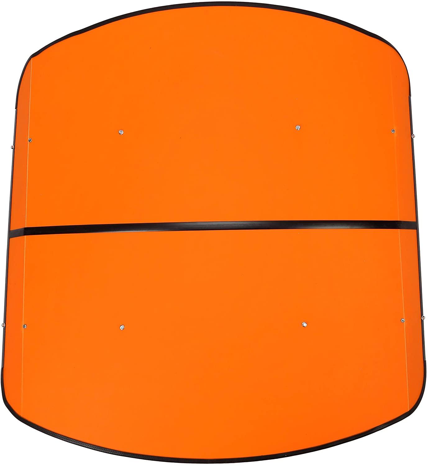 ECOTRIC Tractor Canopy Orange Compatible with All ROPS 48��� X 52��� Equipped Tractors with a 2��� x 2��� or 2��� x 3��� ROPS (Will Add About 4�� to The Height of The Tractor) Tractor Sun Canopy Sunshade - John Pierce Auto Care