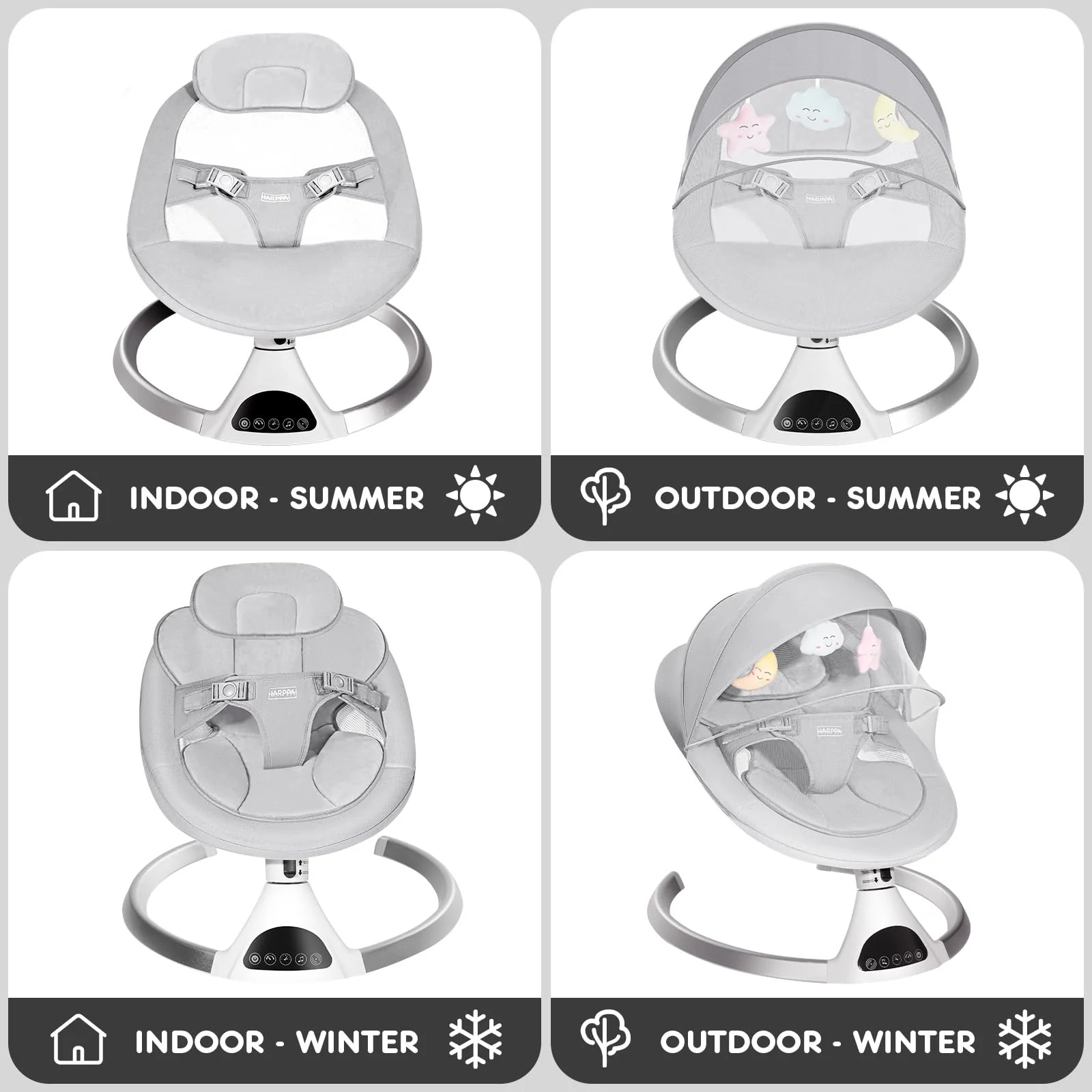 HARPPA Electric Baby Swing - John Pierce Auto Care