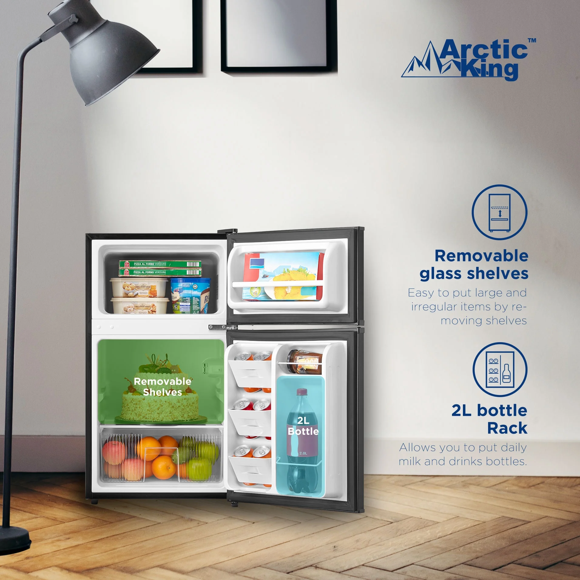 Arctic King 3.2 Cu. Ft. Mini Fridge/Freezer - John Pierce Auto Care