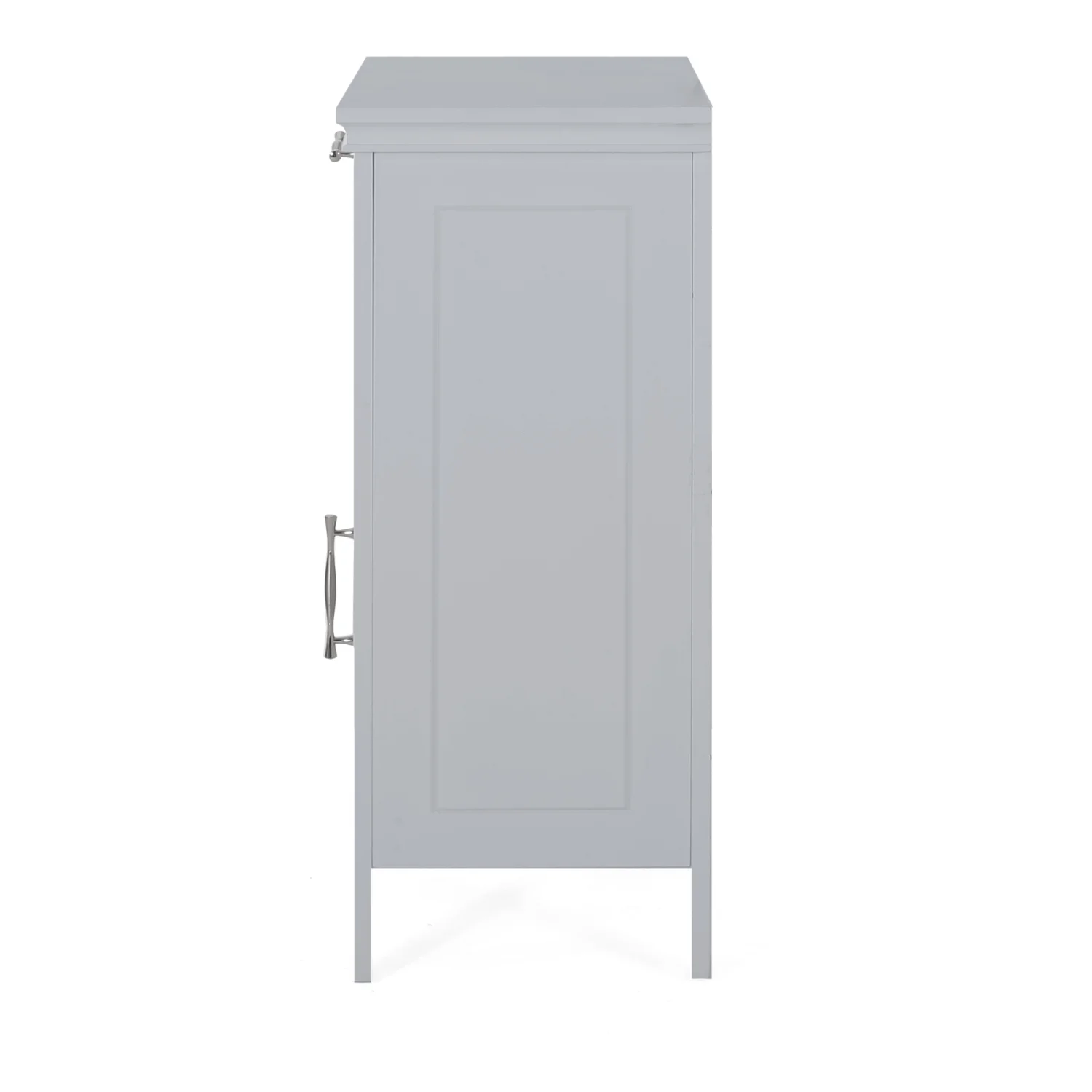 Upgrade Your Living Space with Elegant and Stylish Modern White Wooden Bathroom Storage Shelf Unit for Home and Office Use Ideal Space Saving Freestanding Tall Cupboard Cabinet with Door - John Pierce Auto Care