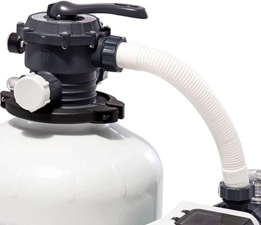 3000 GPH Above Ground Pool Sand Filter Pump w\/ Deluxe Pool Maintenance Kit - John Pierce Auto Care