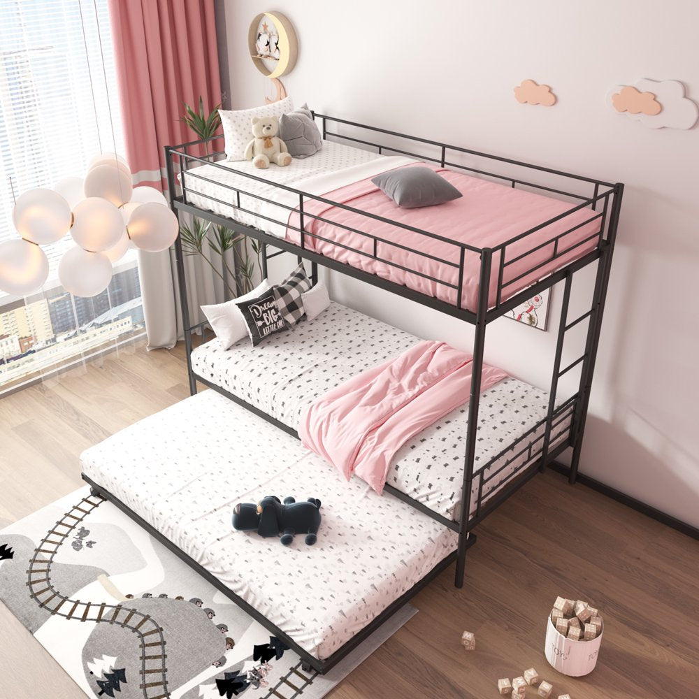 Segmart Metal Twin Bunk Beds with Trundle Bed for Kids Adults Teens - John Pierce Auto Care