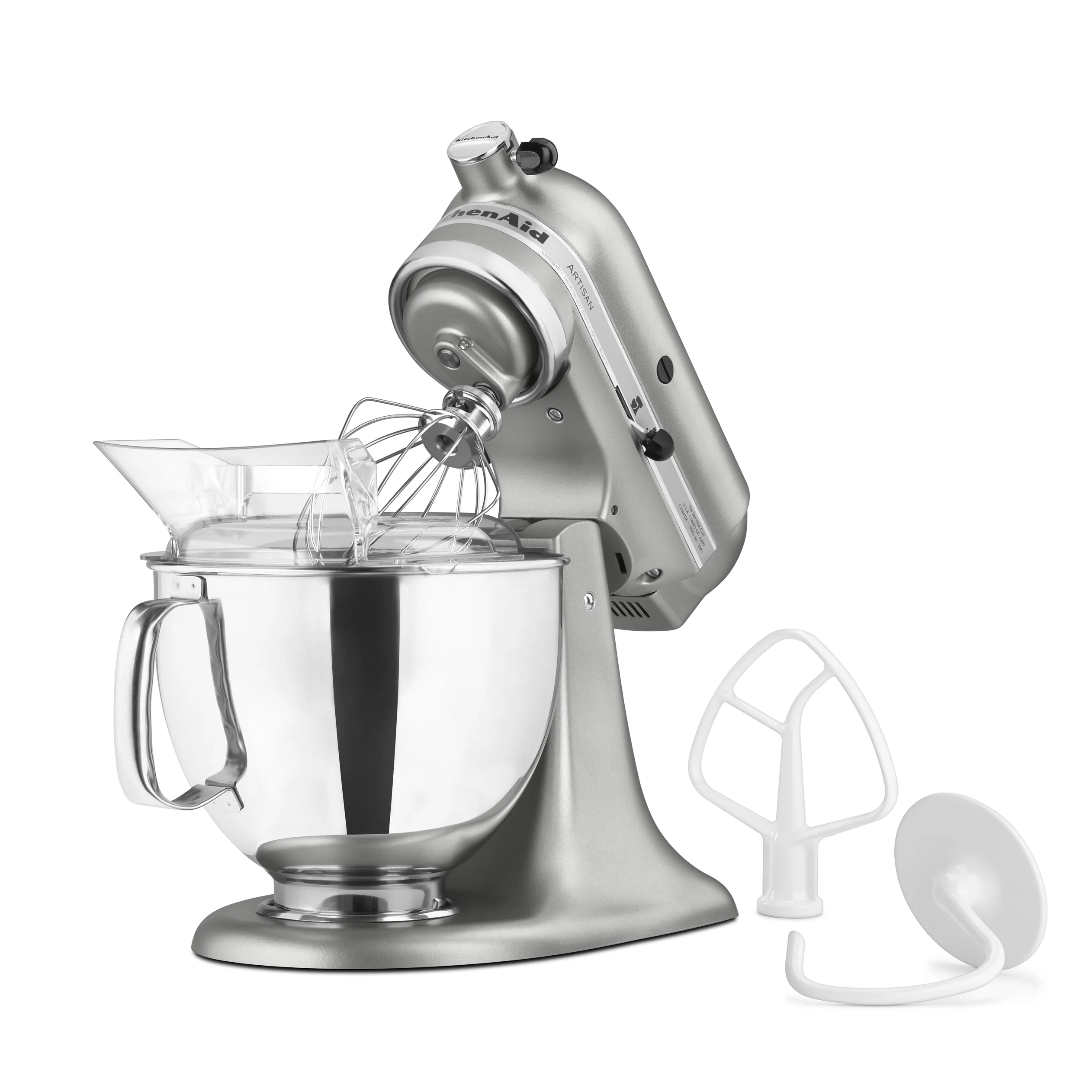 KitchenAid Artisan 5-Quart Stand Mixer, Silver - John Pierce Auto Care