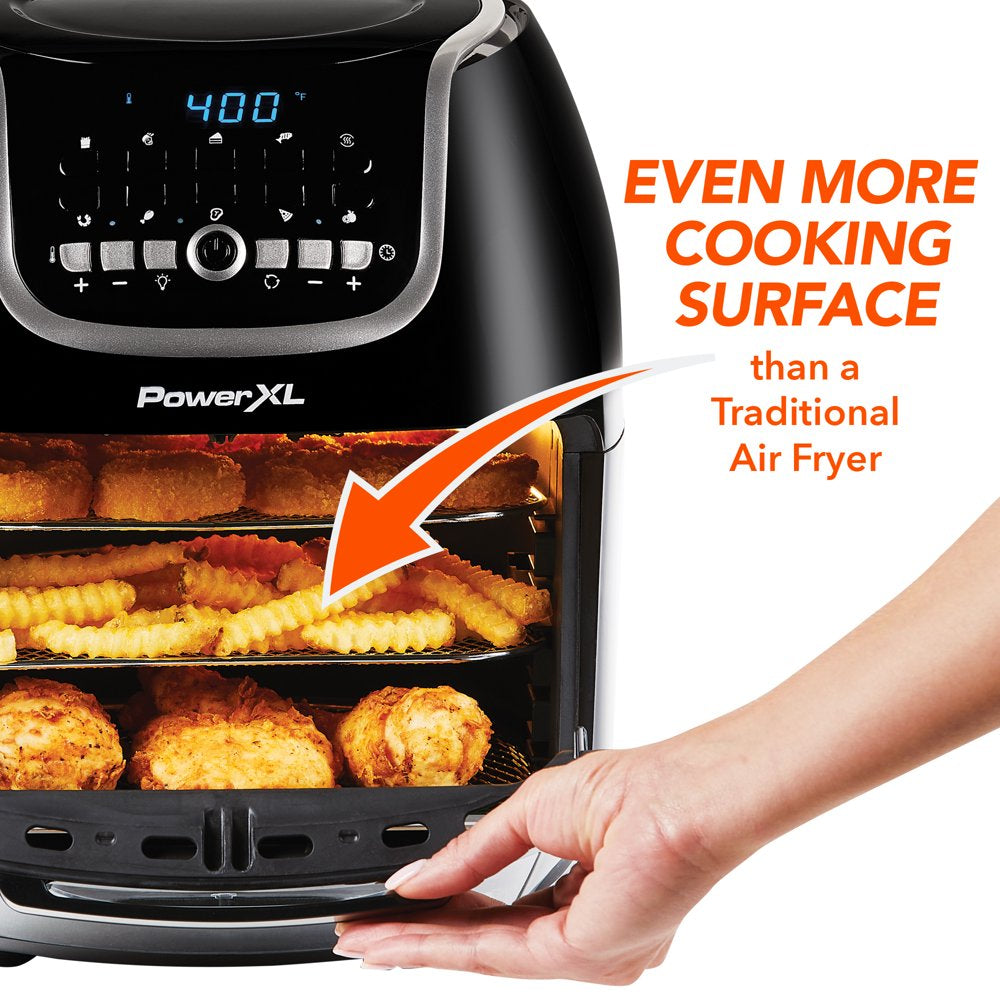 PowerXL Vortex Air Fryer Pro plus 10 Quart Capacity, Black, 1700 Watts - John Pierce Auto Care
