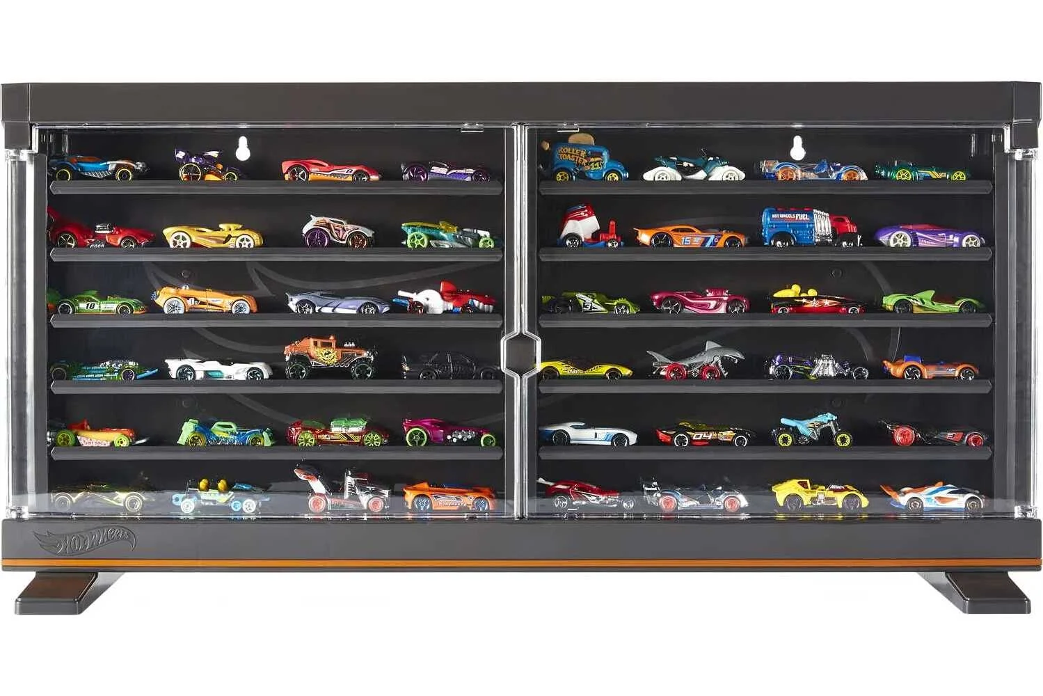 Hot Wheels Display Case with Exclusive Mercedes Benz 190E 1\u0026#58;64 Scale Sports Car - John Pierce Auto Care
