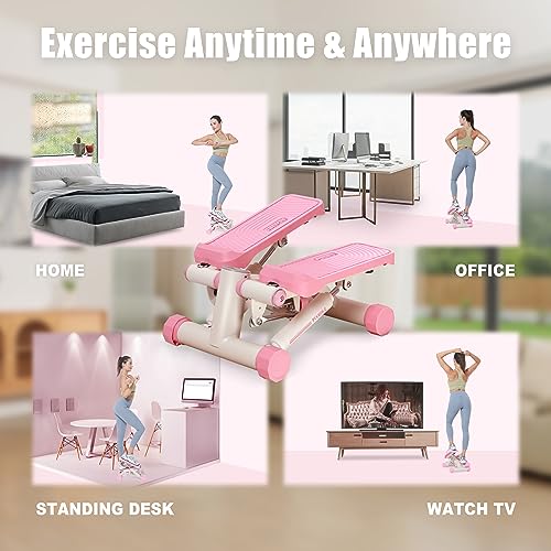 FLYBIRD Stepper for Exercise, Portable Stair Stepper with Resistance Bands for Full Body Workout - John Pierce Auto Care