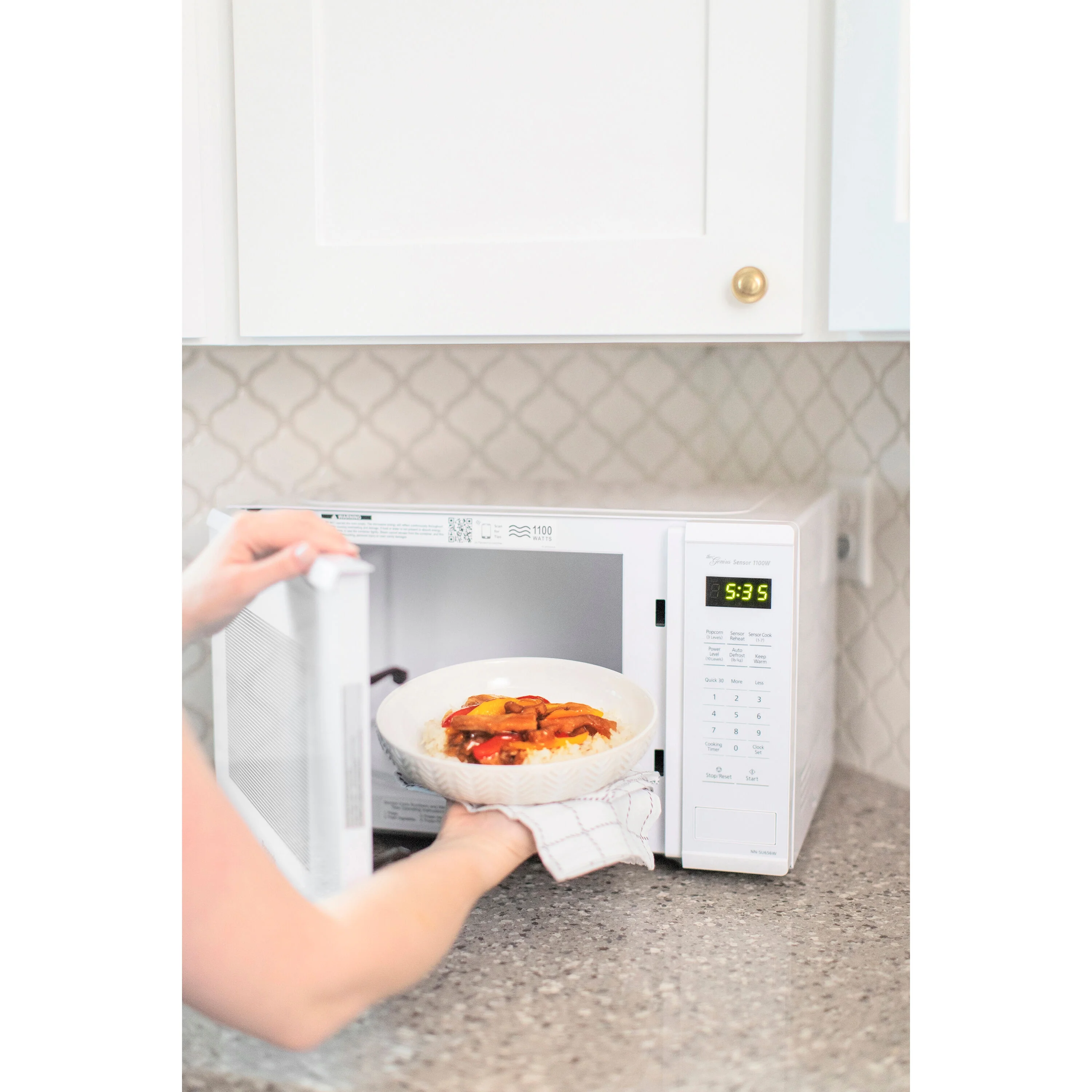 Panasonic 1.3 Cu. Ft. 1100W Genius Microwave - John Pierce Auto Care