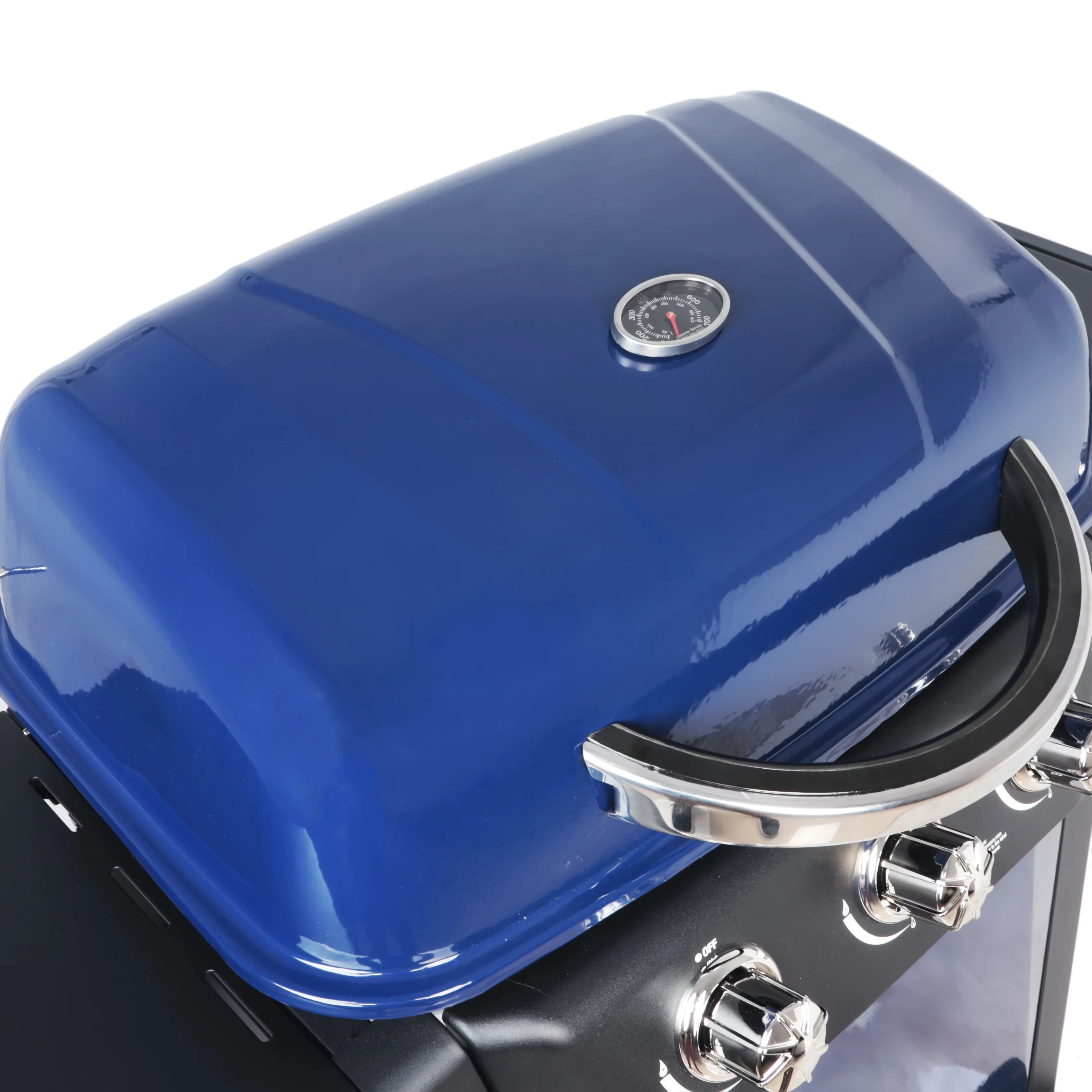 RevoAce 3 Burner Propane Gas Grill Including a Side Burner, Blue Sapphire, GBC1729WBS, New - John Pierce Auto Care