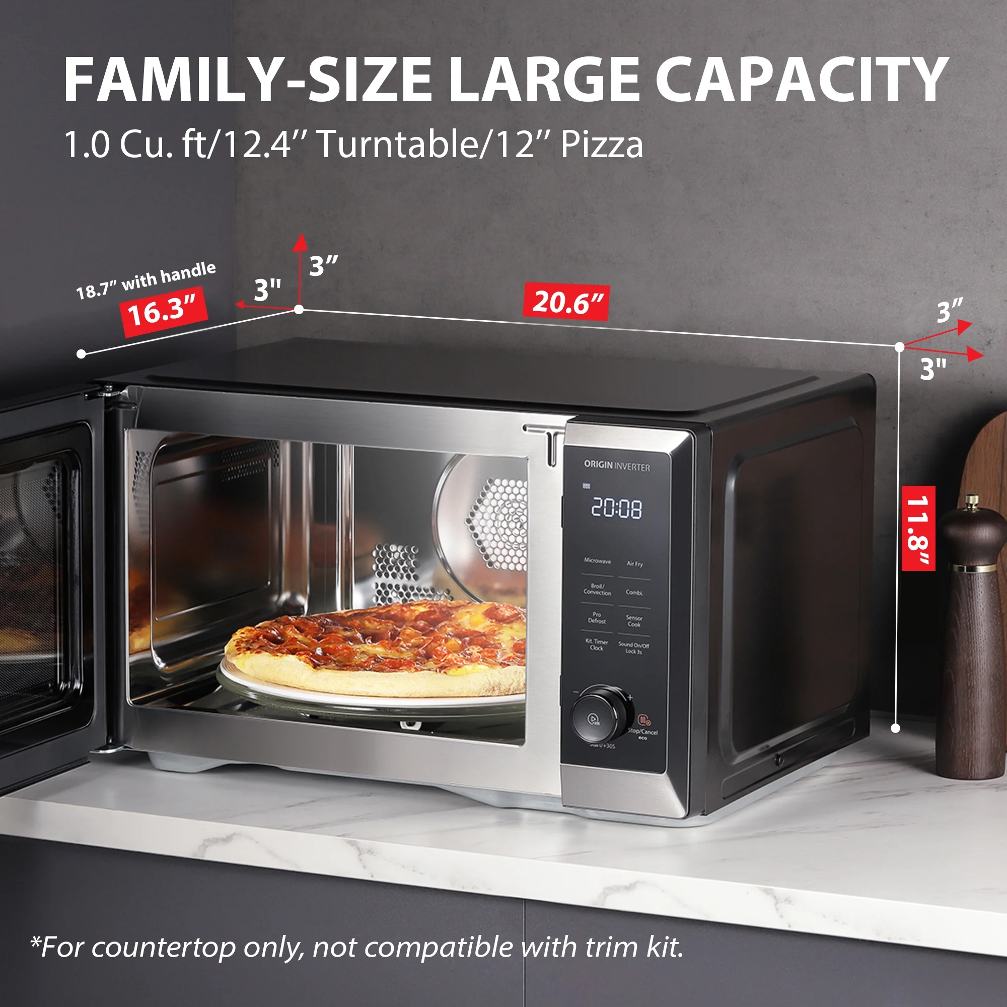 Toshiba 7-in-1 Countertop Microwave Air Fryer - John Pierce Auto Care