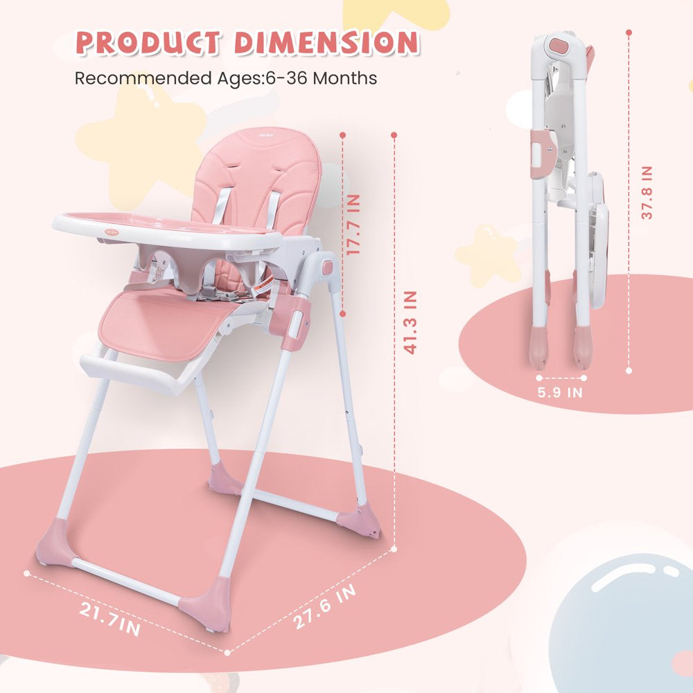 SEJOY Portable Folding Highchair for Babies \u0026amp; Toddlers with Adjustable Height - John Pierce Auto Care