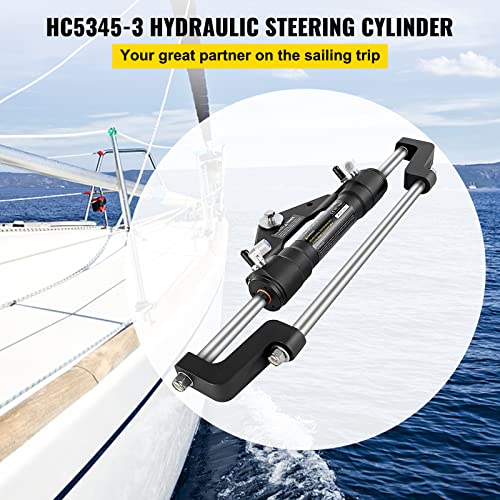 VEVOR Hydraulic Steering for Boats 300HP, Outboard Hydraulic Steering Cylinder - John Pierce Auto Care