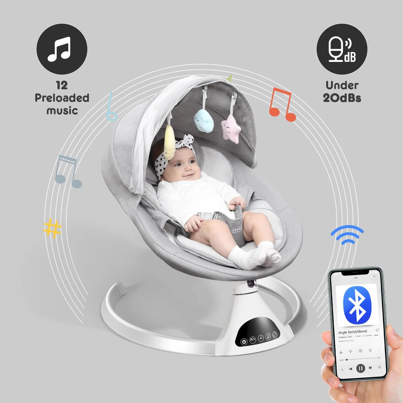 HARPPA Electric Baby Swing - John Pierce Auto Care