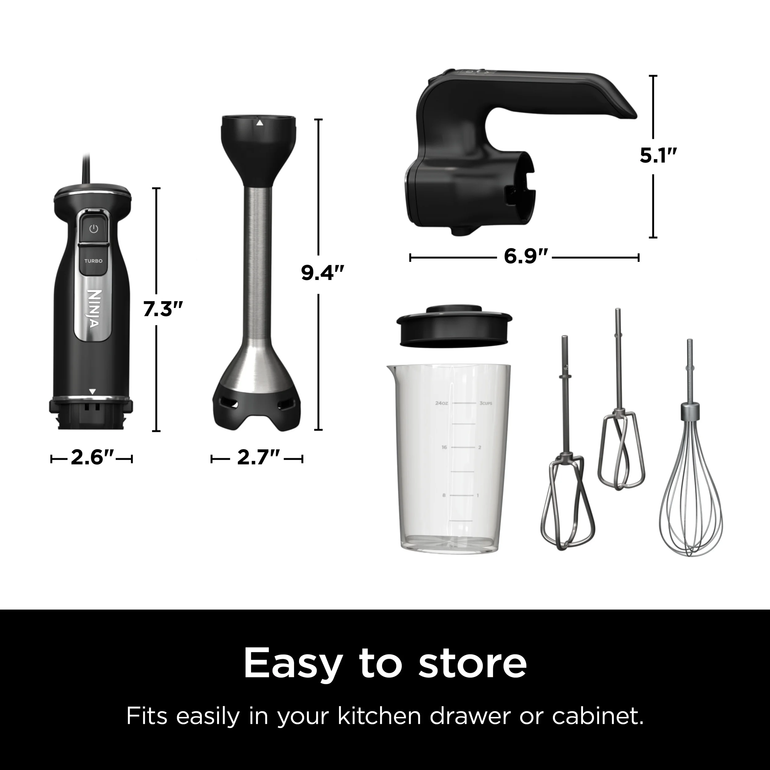 Ninja Foodi Power Mixer System with Hand Blender & Mixer - John Pierce Auto Care