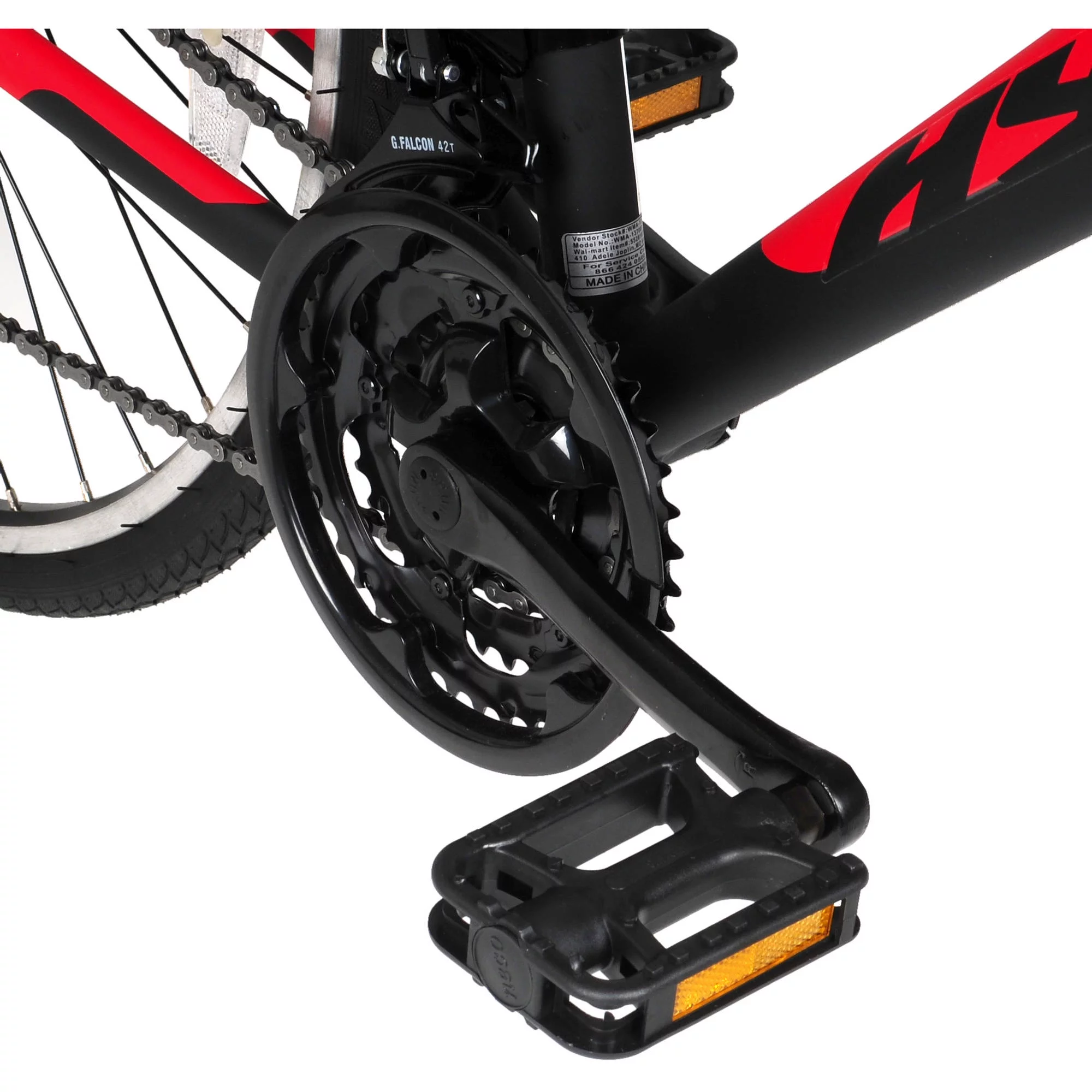 Hyper Bicycle 700c Men\u0026#039;s Spin Fit Hybrid Bike, Black and Red - John Pierce Auto Care