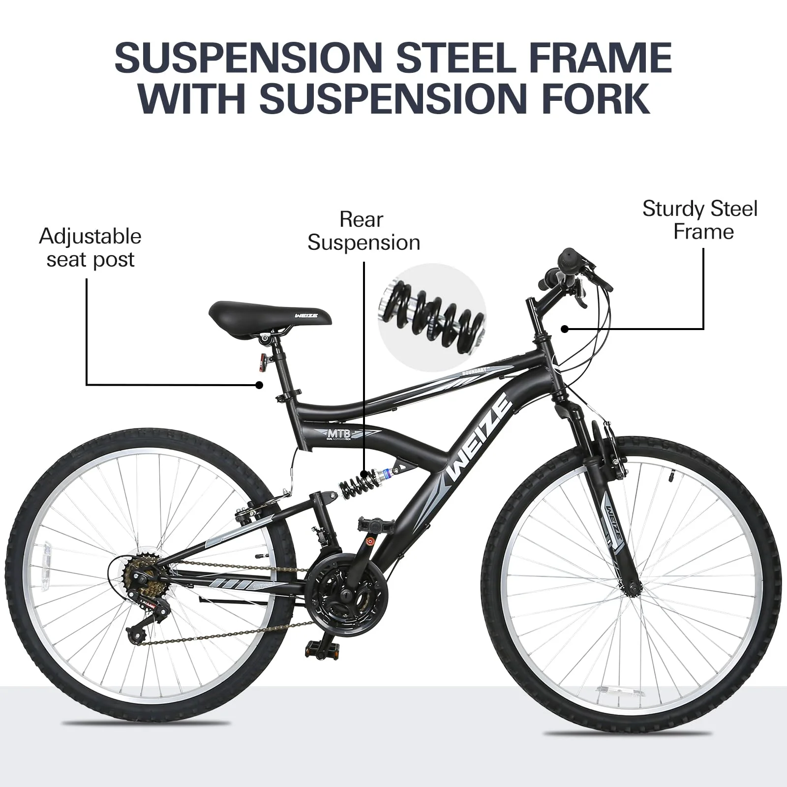 WEIZE Mountain Outdoor Cycling Bike - John Pierce Auto Care