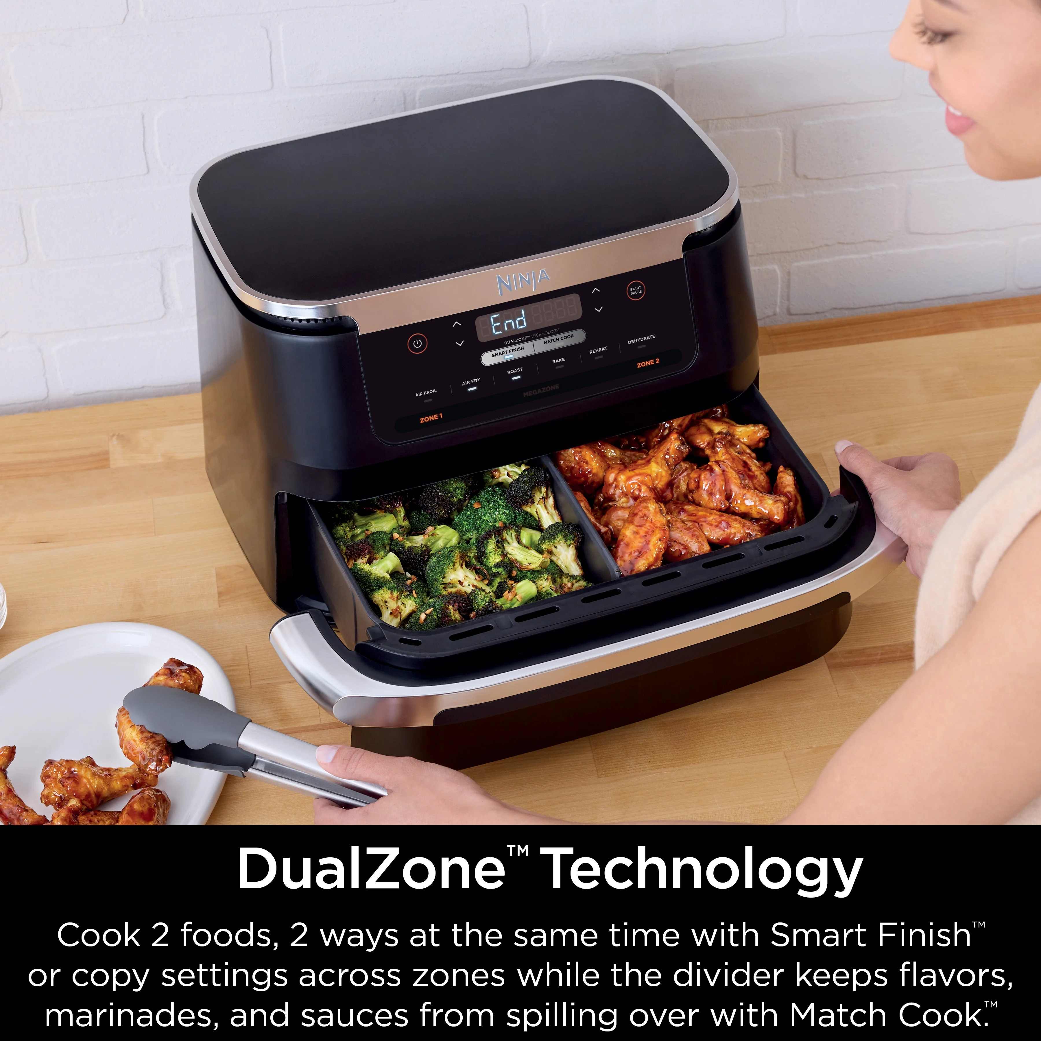 Ninja Foodi 7-Quart FlexBasket Air Fryer with MegaZone - John Pierce Auto Care