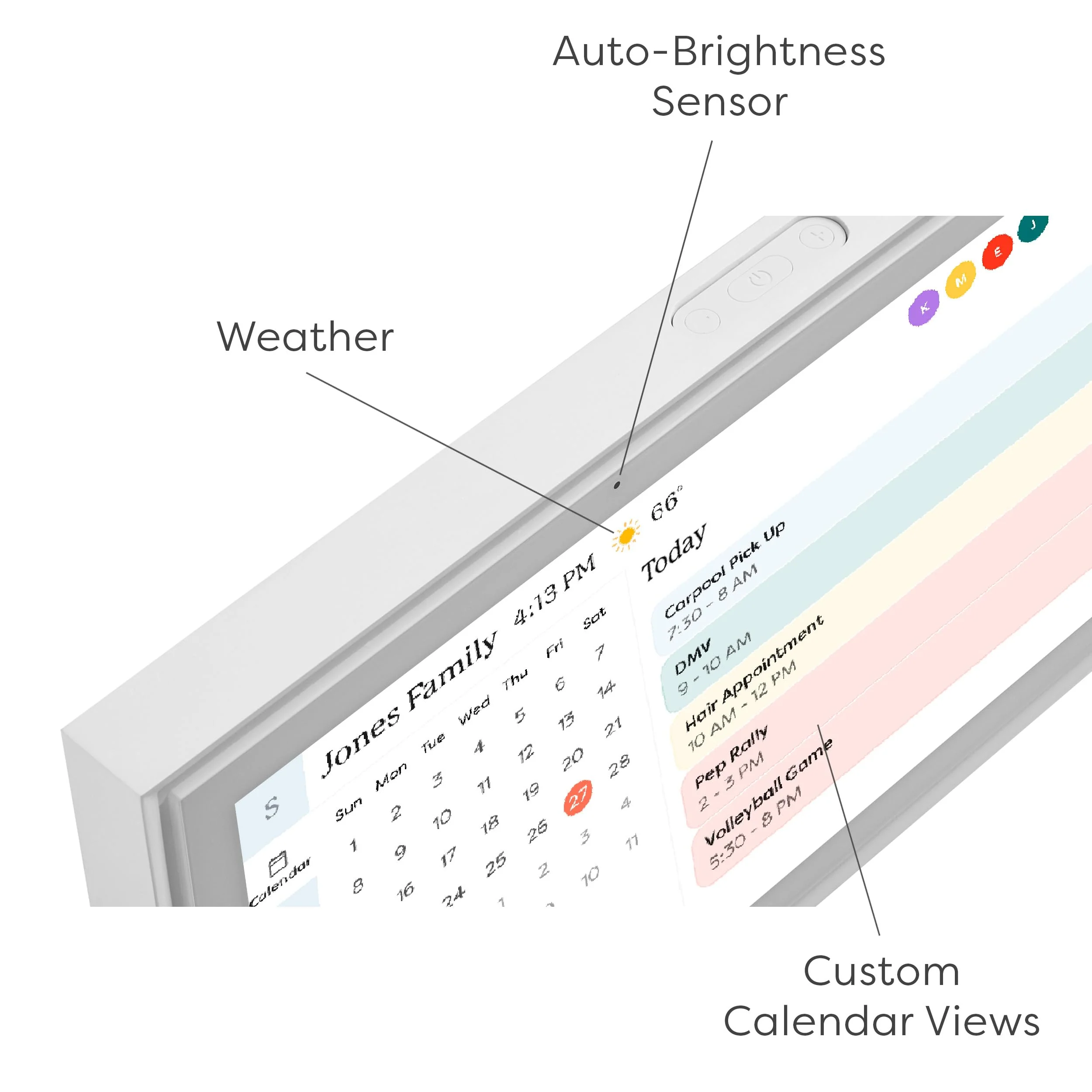 Skylight 15-inch Digital Calendar & Chore Chart - John Pierce Auto Care