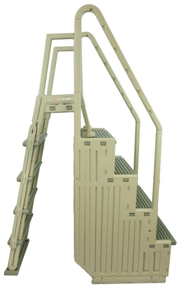 Confer Step 1 \u0026amp; In Pool Ladder Above Ground Swimming Pool System �C Choose Color - John Pierce Auto Care