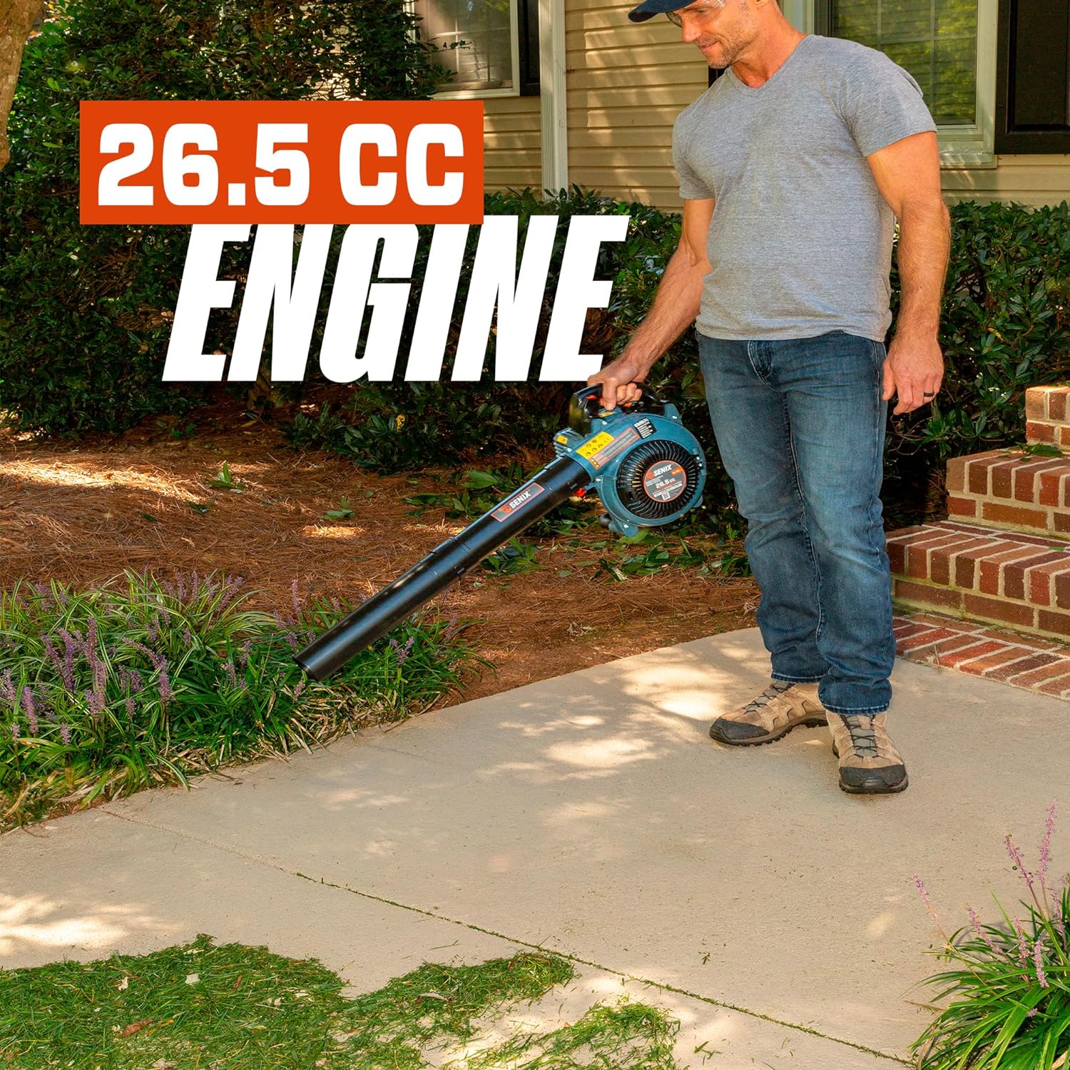 4QL 26.5 cc 4 Cycle Handheld Gas Leaf Blower, Up to 410 CFM and 125 MPH, Easy Start, Lightweight, Dual Grip Handle (BL4QL L) - John Pierce Auto Care