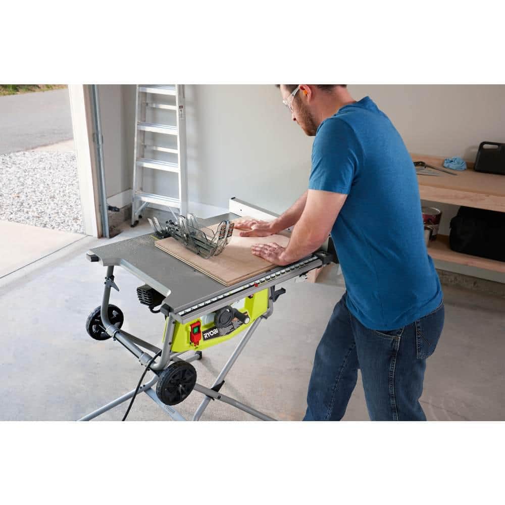 15-Amp 10-inch Portable Table Saw with Stand - John Pierce Auto Care