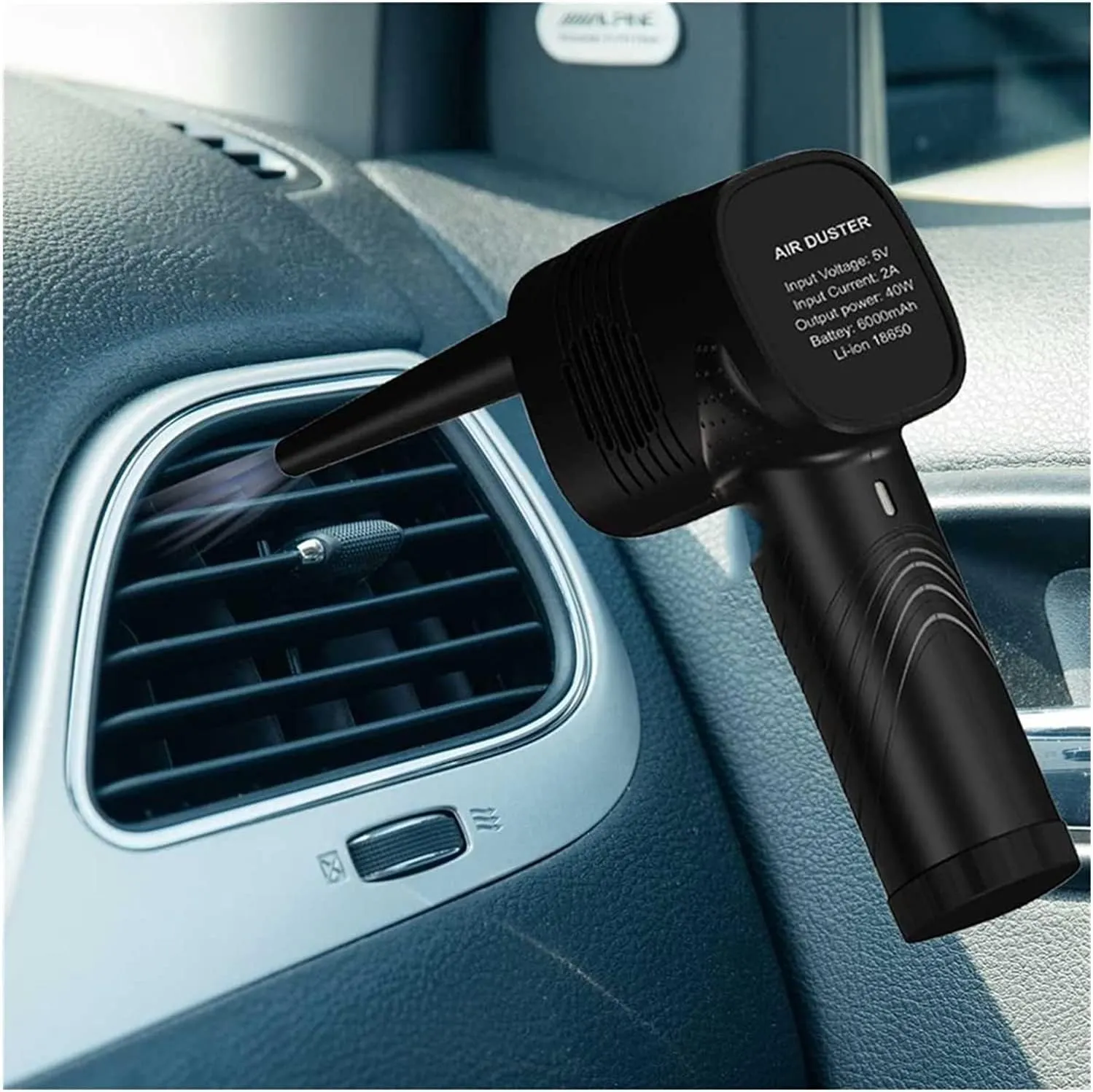 Cordless air dust collector, computer cleaning dust collector, portable electric compressed air blower - John Pierce Auto Care