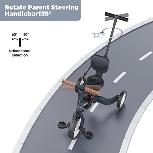 Newyoo Tricycles for 1 3 Year Olds, Toddler Bike with Backrest and Safety Belt - John Pierce Auto Care