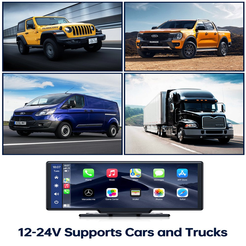Lamtto 9.26\u0026quot; Touchscreen Wireless Car Stereo with Apple Carplay - John Pierce Auto Care