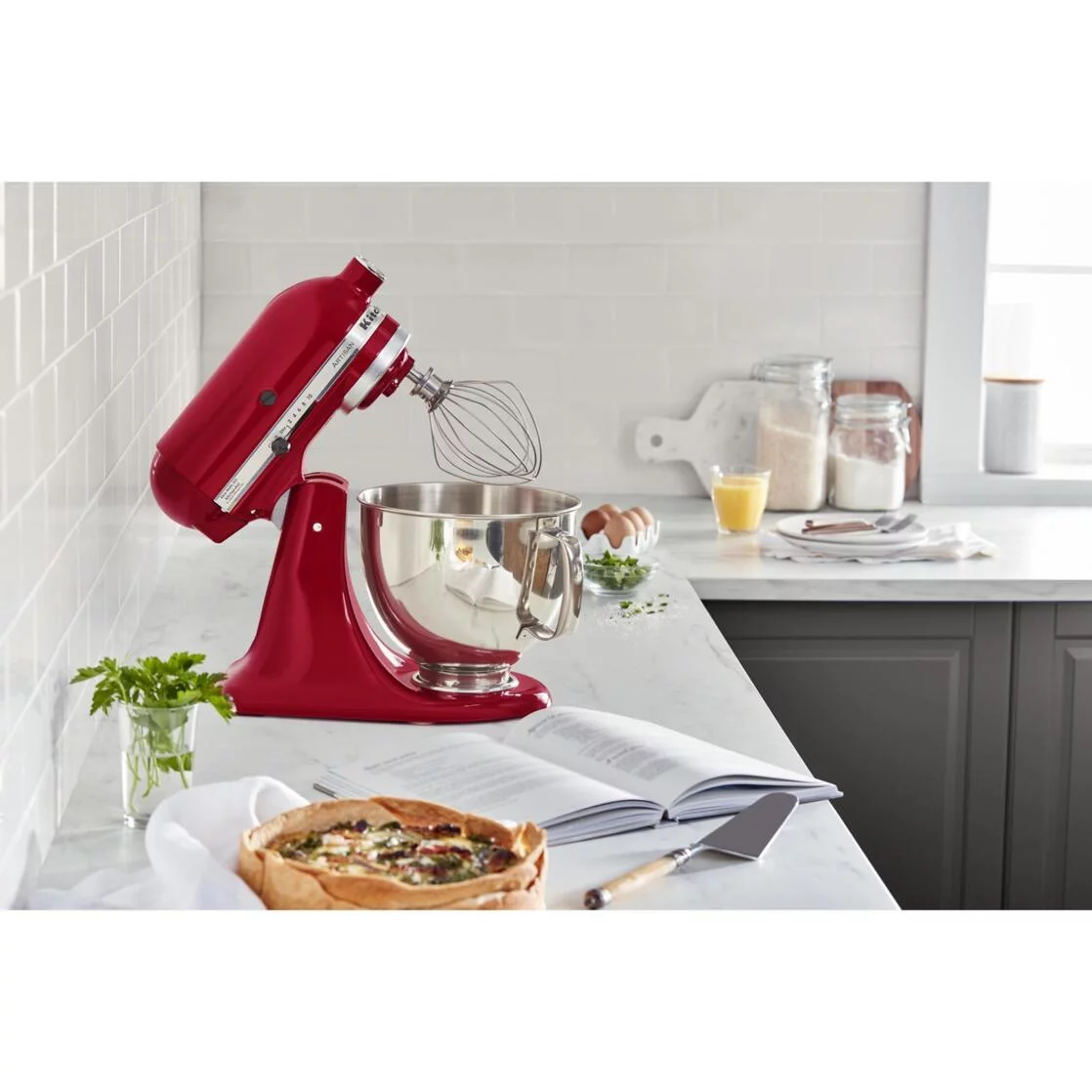 KitchenAid Artisan 5-Quart Stand Mixer, Red - John Pierce Auto Care