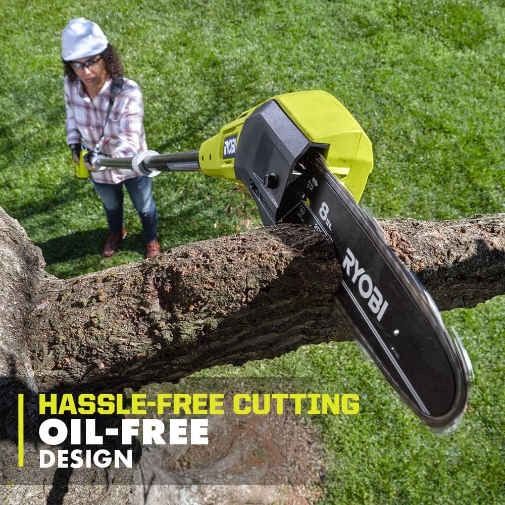 Ryobi 18V 8-inch Cordless Pole Saw & Pruning Saw - John Pierce Auto Care