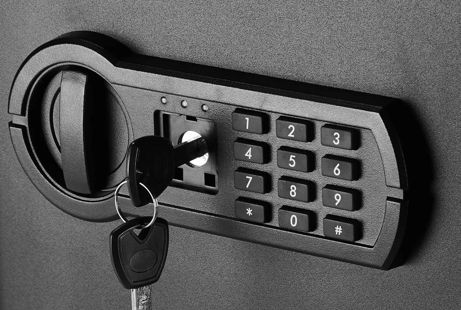 Steel home safety electronic safe, programmable keyboard lock, safety file, 1.8 cubic feet, black - John Pierce Auto Care