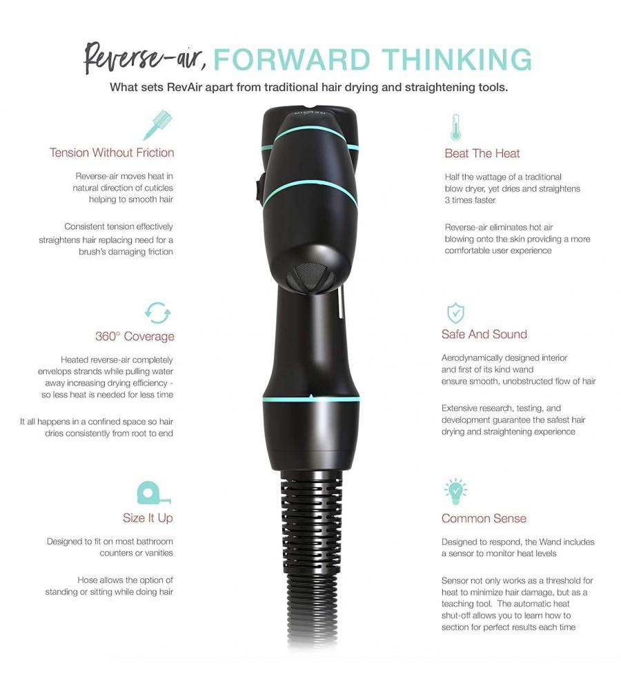 REVAIR Reverse Air Hair Dryer | Easily Dry and Straighten Hair - John Pierce Auto Care