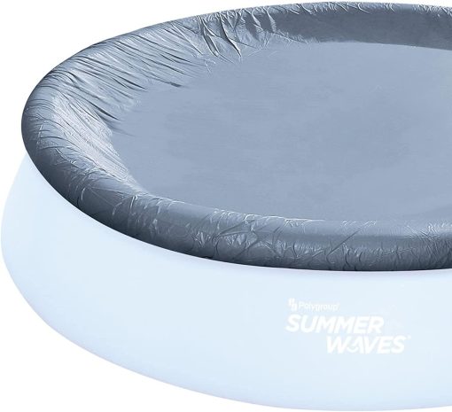 Summer Waves 18ft x 48in Quick Set Above Ground Inflatable Swimming Pool with Filter Pump, Cover, and Ground Cloth - John Pierce Auto Care