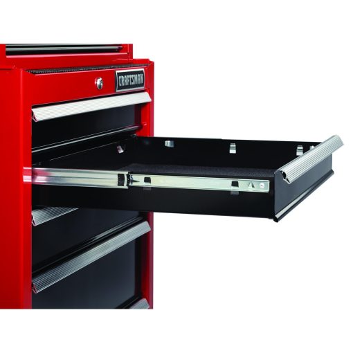 Craftsman 26 Inch 3 drawer Heavy duty Ball Bearing Middle Chest Black - John Pierce Auto Care