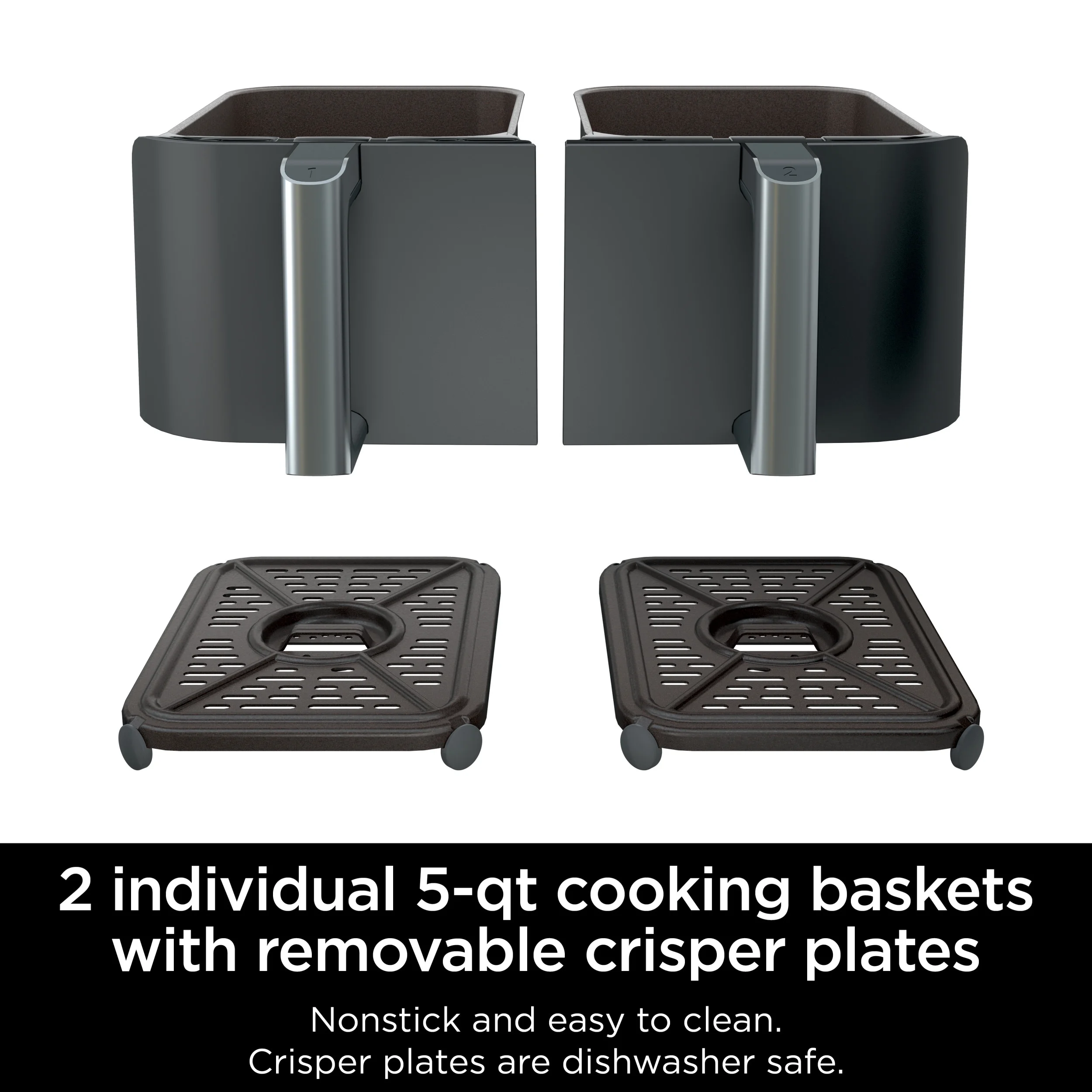 Ninja Foodi DZ401 10-Quart XL 2-Basket Air Fryer - John Pierce Auto Care