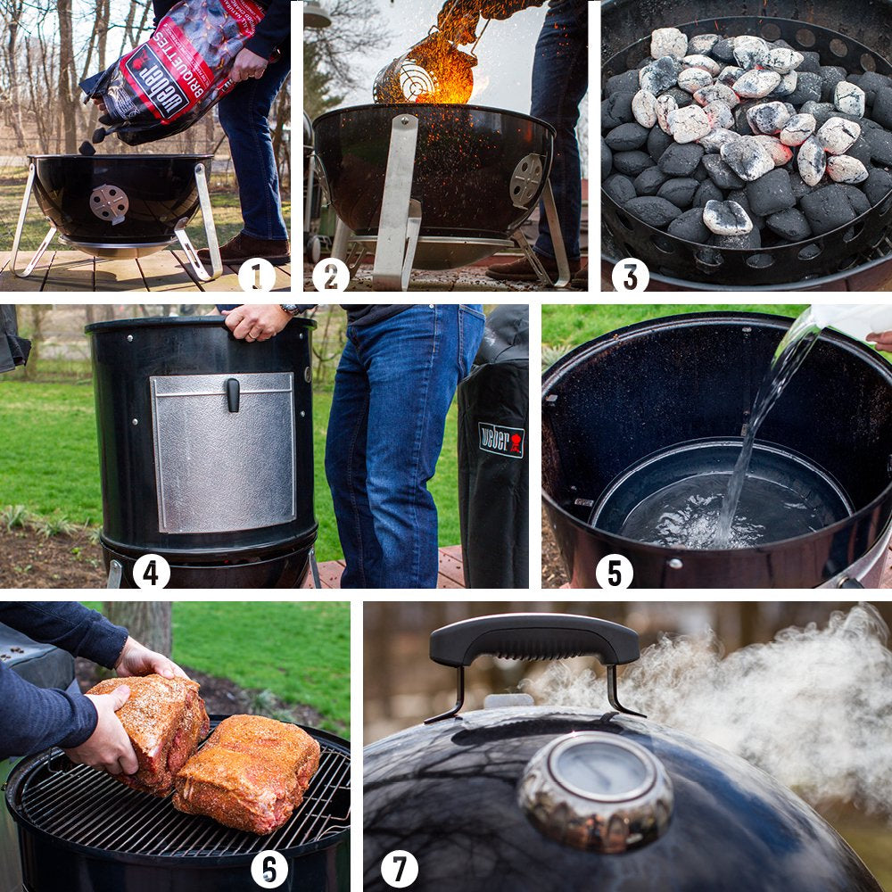 Weber Smokey Mountain Cooker Smoker (18.5 In.) - John Pierce Auto Care