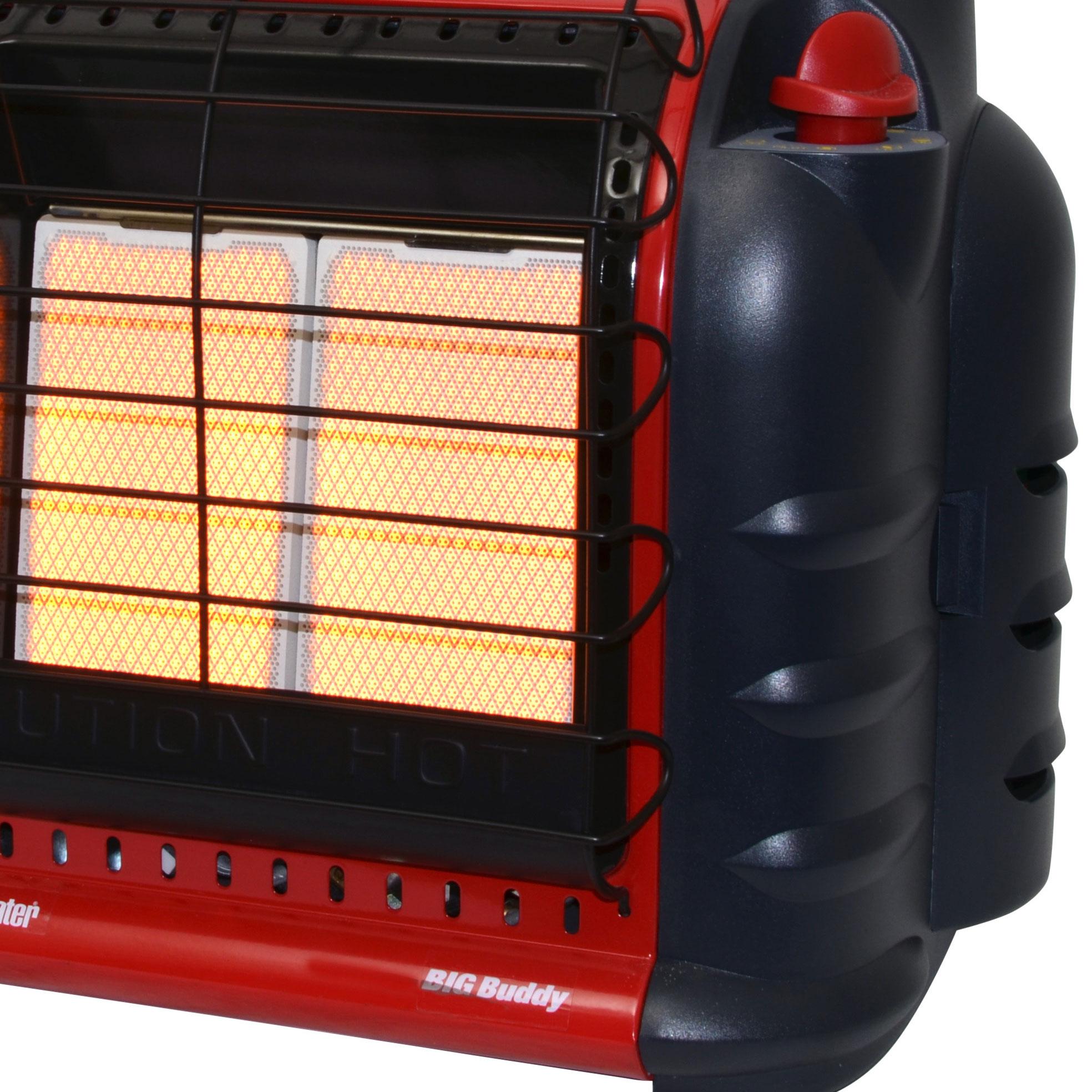 Mr Heater Big Buddy Portable Propane Gas Heater, 4000 to 18000 BTU - John Pierce Auto Care