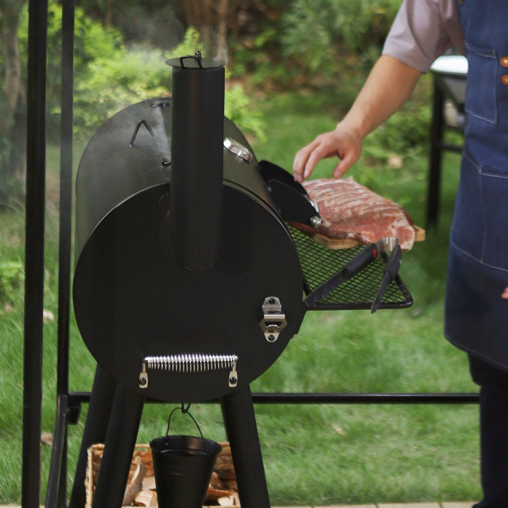 Sophia \u0026amp; William Portable BBQ Charcoal Grill with Offset Smoker - John Pierce Auto Care