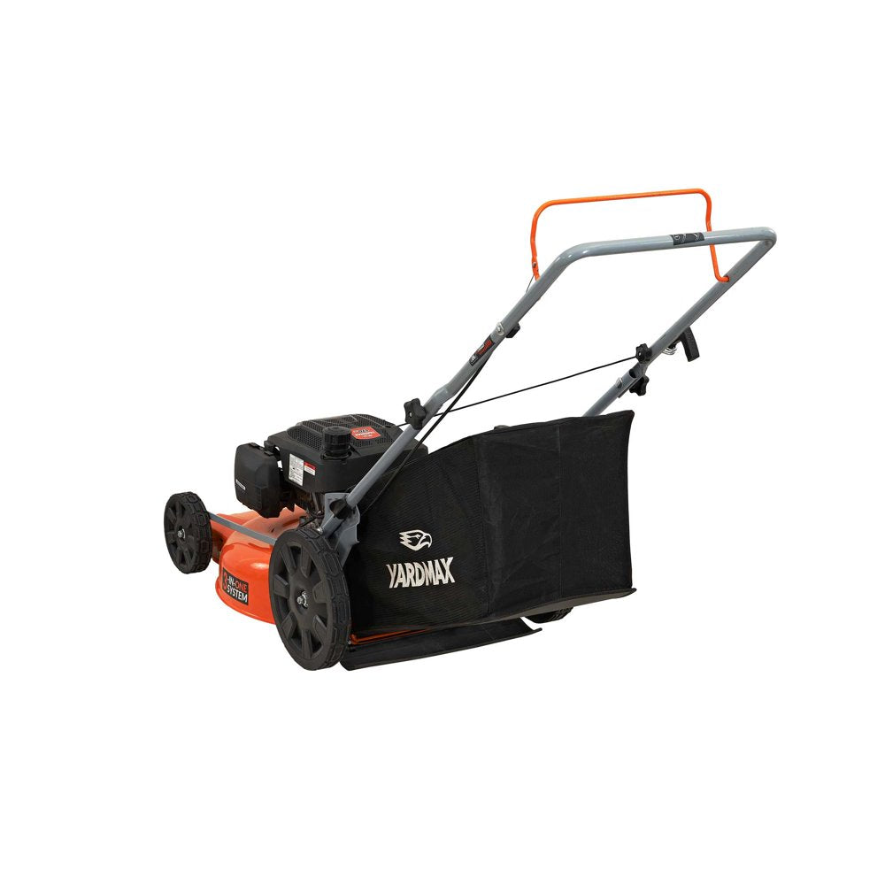 YARDMAX 21 In. 170Cc 3 In 1 Gas Walk behind Push Lawn Mower with High Rear Wheels - John Pierce Auto Care