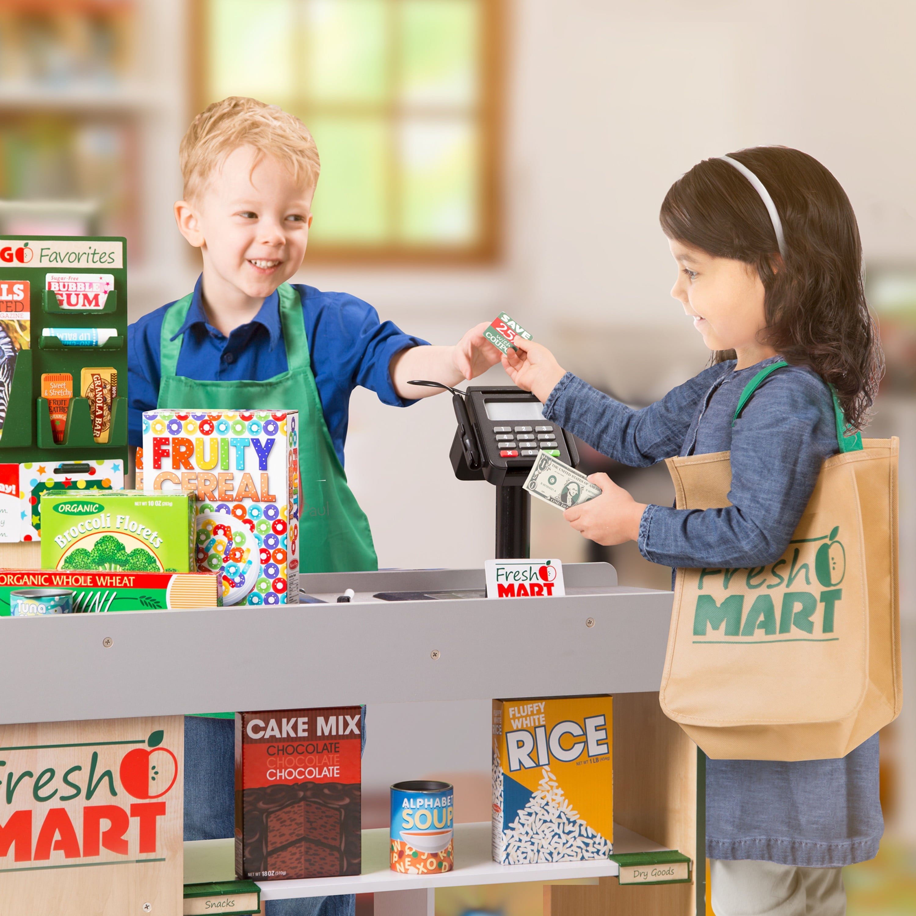 Melissa & Doug Wooden Fresh Mart Grocery - John Pierce Auto Care